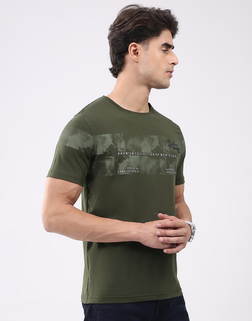Monte Carlo Men's Round Neck Half Sleeve T-Shirt