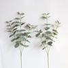 1 Bunch 3 Forks Eucalyptus Leaves Artificial Plants Vases for Home Decor Wedding Brooch Decorative Flowers Scrapbooking Leaf