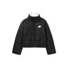 Chaqueta de Algodón Reversible con Cremallera y Estampado de Logotipo para Mujer Ropa Exterior Negra DQ6864-010
