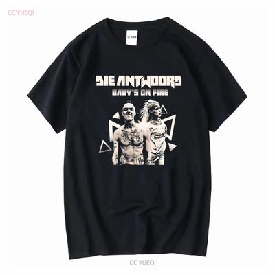 Die Antwoord Band Babys on Fire T-Shirt Schwarz Alle Größen S 5XL 1PT731 Vintage Gewaschen Unisex Weiches Oberteil Für Den Alltag