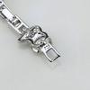 Casual Mystic Sky Blue Cubic Zirconia White Cubic Zirconia Charm Bracelets For Women Fashion Bracelet