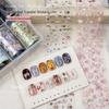 Starry Sky Cat Cartoon Nail Art Stickers Set