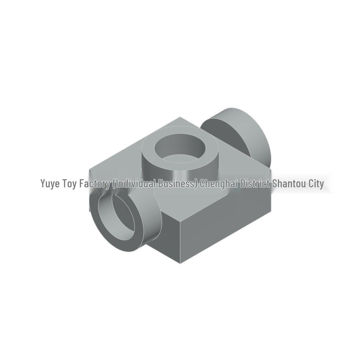 Compatible 1x1 Double-Sided Studs Building Blocks - EQL17 KF-0176 MOC Accessories 0.5 kg светло-серый