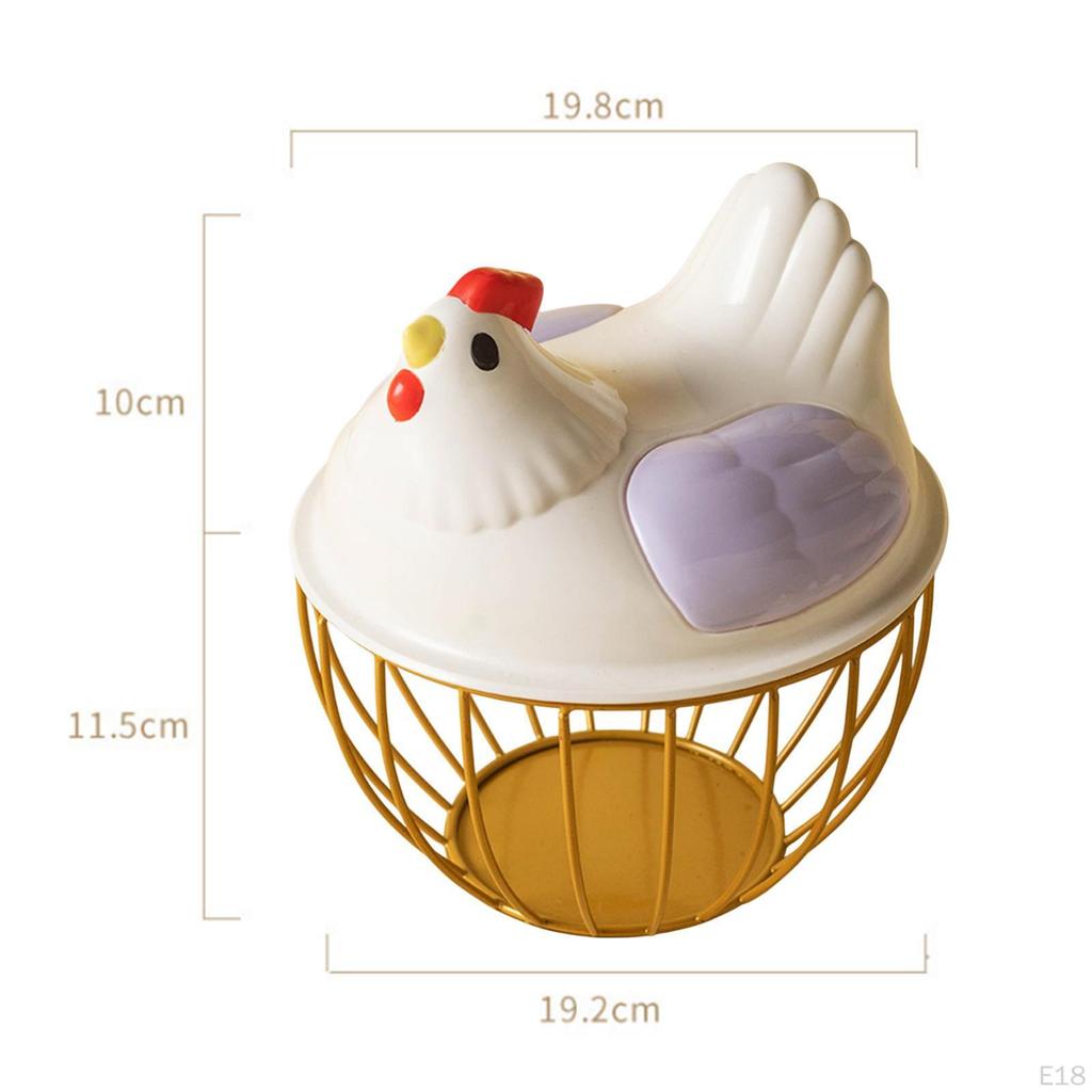 Chicken Egg Basket Countertop Collecting Holder Fresh for Kitchen