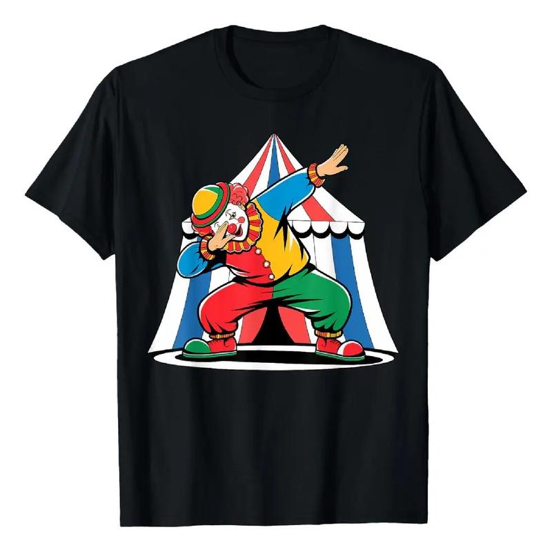 Camiseta Dabbing Clown Circus Crew Squad S разноцветный