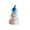Crystal Glaze Gourd Rotating Music Ornament Pure Ceramic Base Mini Gourd Desktop Ornament Car Ornament