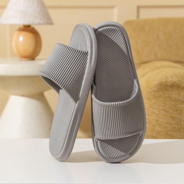 Slippers Summer Home Bathroom Bath Non-slip Deodorant Cool Slippers Women Eva Platform Silent Shoes