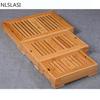 New Style Chinese Style Bamboo Tea Set Tray Water Storage Convenient Tea Tray Household Tea Set Tea Set Accessories NLSLASI