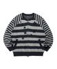 ISTKUNST Star Stripe Raglan Knit Zip Up_Navy(Ik2Ffmk685A)