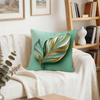 1/4pcs Golden Abstract Leaves Cushions Pillowcase Polyester Cushion Cover Throw Pillow Pillowcover Home Car Sofa Decor