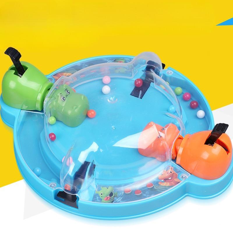 1 Stück Neues Hippo Frosch Pac Tischspiel Eltern-Kind Mehrspieler Interaktiv Freizeit Brettspiel Kinder Früherziehung Lernspielzeug