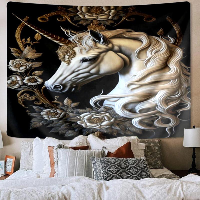 Magical Unicorn Garden Tapestry Room Decoration Wall Hanging for Living Room Bedroom, dormitory, Birthday and Christmas gifts