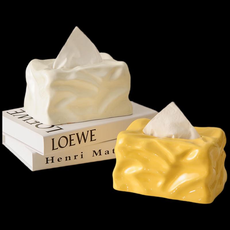 Yisanwei Light Luxury Ceramic Tissue Box