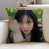 Sweet SShen YueS Cushion Cover Breathable and skinfriendly linen pillowcase square removable and washable cushion