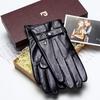 Pierre Cardin Men's Goat Leather Touchscreen Winter Gloves