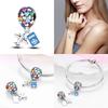 Copper Travelair Balloon Airplane Passport Charms Fitoriginal Bracelets Jewelry Making For Women Gift