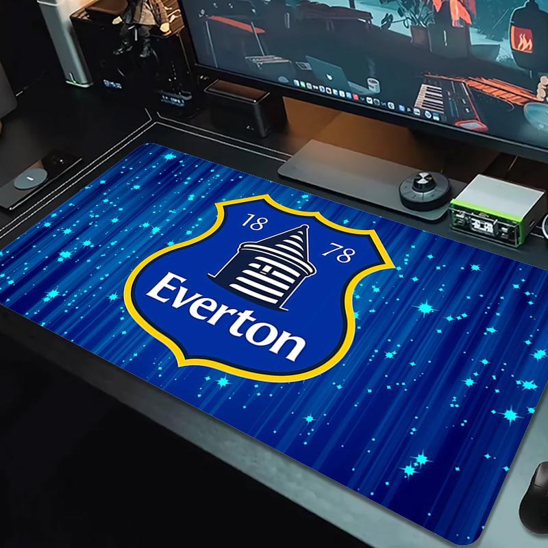 Everton Football Club Print Cushion Non-slip Laptop Tablet Big Mousepad XXL Mat Mini PC Playmat With Lock edge