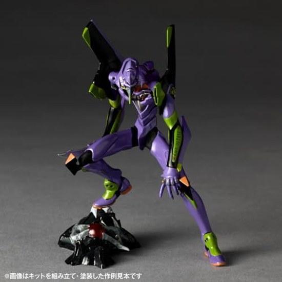 Kaiyodo Artpla Sculpture Works Evangelion Unit 01 02 00Revised Defense Third Tokyo City Non-scale Unpainted Plastic Model Kit AP052