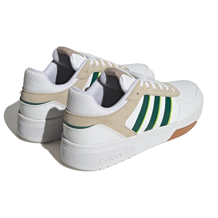 Adidas Tennis Courtbeat Shoes 'Cloud White Collegiate Green' ID9661