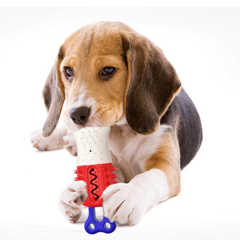 Aggressive Dog Chew Toys Puppy Teether Bite-Resistant Bone Shape Calming Teether Long-Lasting Safe For Small Large Breeds Indoor