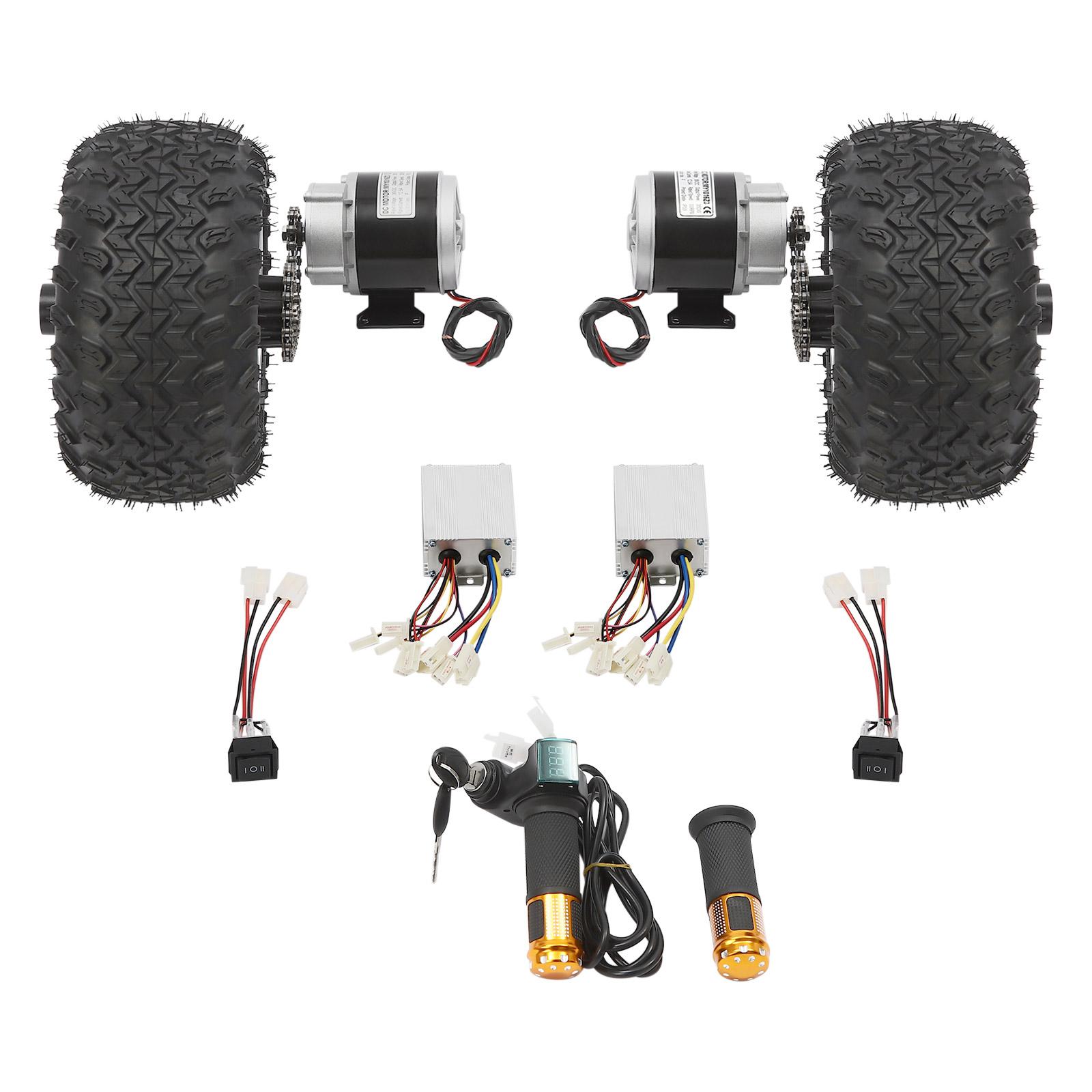 

Motor Drive Air Wheel Conversion Kit Double Wheel Set for Electrical Beach Scooter Wheel Kit for Electric Cart Scooter чёрный