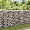 VidaXL Gabion Basket Planter Raised Bed Steel Garden Fence 142539