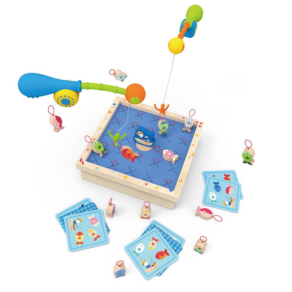 Memory Wooden Fishing Toy For Children Focus Development Parent Interaction