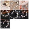 Fairy Headpiece Headband Floral Butterfly Design Adjustable Ribbon Women Faux Pearl Girls Cubic Zirconia Greek Bohemian Style Wedding Bridesmaids