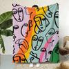 Artist P-Pablo Picasso Throw  Flannel Throw Blanket,Bed Home Office Nap Blanket Travel,Camping,Picnic Blanket Soft Decor