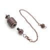 Silver Color Open Copper Pendulum for Dowsing Reiki Isis Metal Pendulum Dowser Question Answer Divination Spiritual Pendulo X229
