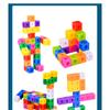 Magic Cube Puzzle Building Blocks Kindergarten Educational Color Recognition DIY Building Blocks Toys Gifts with Changing Colors