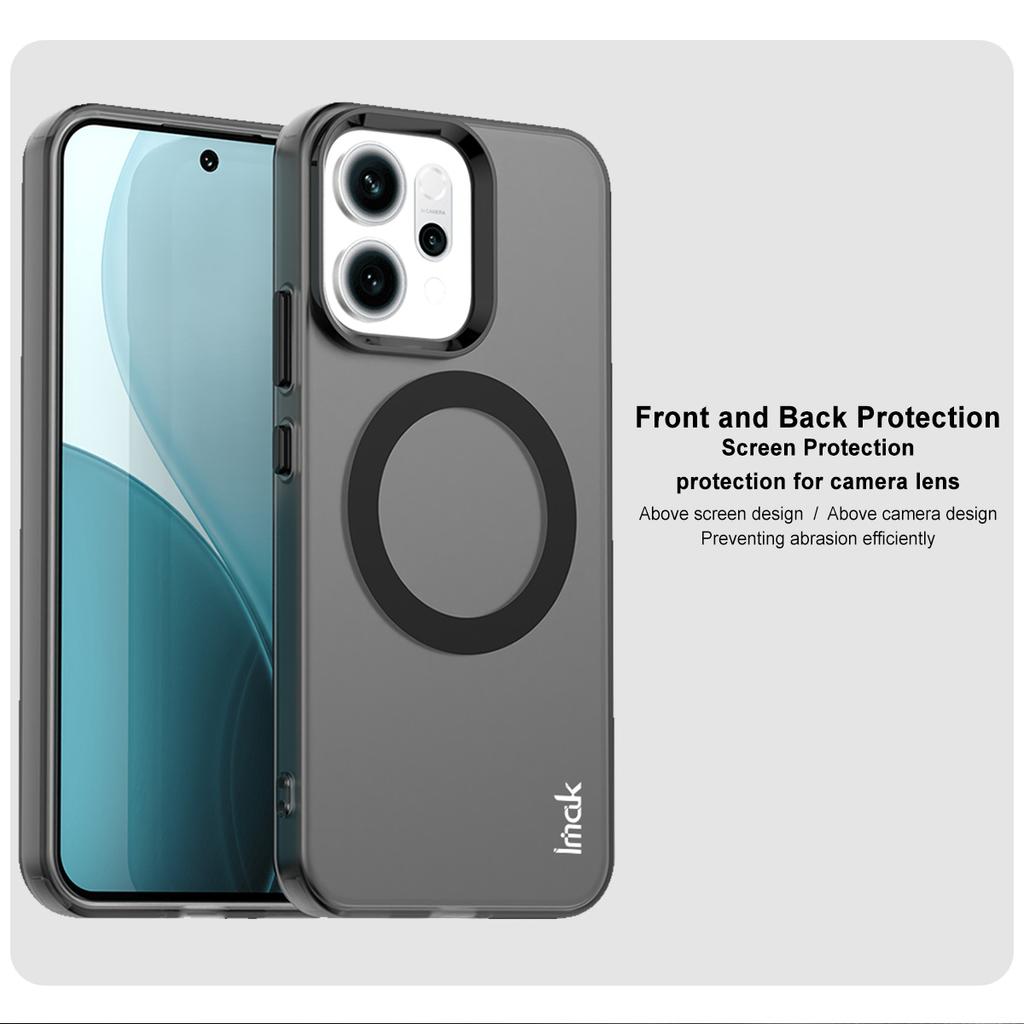 IMAK For Oppo Reno14 Pro 5G (Global) Case Compatible with MagSafe PC+TPU Protective Phone Back Cover