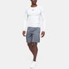 Under Armour Strong Stretch Sports Training Fitness Shirt Men tops White 1257471-100