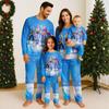 Conjuntos de pijamas combinando para a família, roupas de lazer, blusas de manga comprida combinando para a família + conjunto de calças