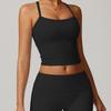 Fine Sling Sports Underwear Women Outer Wear Summer Yoga Vest Top With Chest Pad Running Quick-Drying Workout Clothes Beauty Back