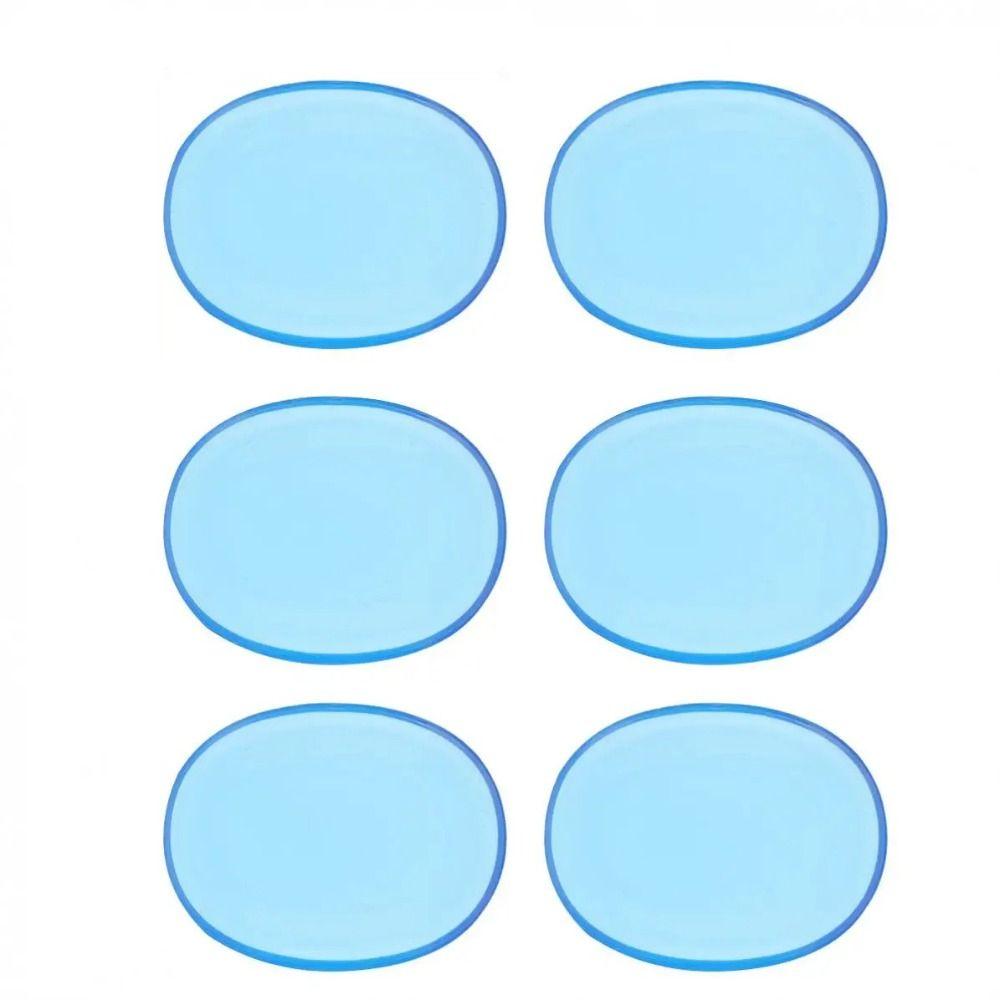 6Pcs/Sheet Silicone Drum Mute Pad Instrument Accessories Stickers Snare Drum Muffler Reusable Tone Control