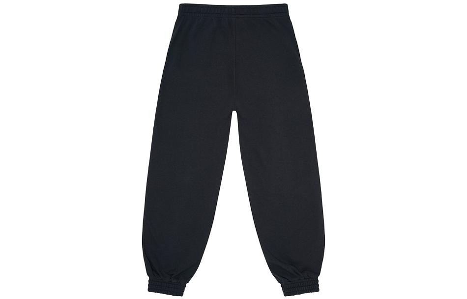 Converse Knitted Sweatpants Women's Black Moderate Cuffed Pants 10026156-A01