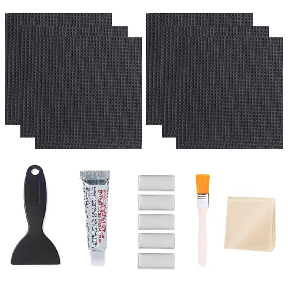 15pc Glue on Patches Trampoline Repair Kit Trampoline Mat Patches Inflatable Pool Boat Waterproof Trampoline Repair Accessories