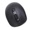 Wireless Mouse Rechargeable Silent 2 Modes for Gaming 800 1200 1600DPI Adjustable Macaron Color Black