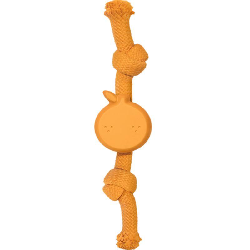 

Игрушка-узел для собаки «Цветущая вишня» Размер для щенка Обучение щенка Самомассаж зубов Долговечные товары для питомцев Tangerine Dog Knot Toy