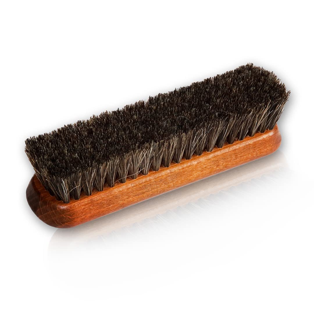 

[Evoon] Horsehair Brush for Dust Removal, Shoe Care, and Shoe Polishing