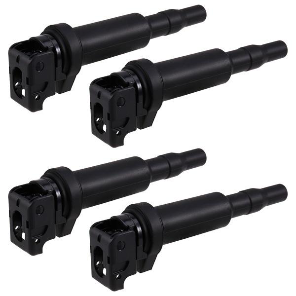 Ignition Coils 0221504467 & 0221504470 for BMW, MINI, & Peugeot - Set of 4