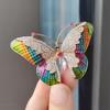 Fashion Luxury Colorful Rhinestone Butterfly Brooches for Women Insect Brooch Metal Pins Casual Party Office Suit Coat Jewelry