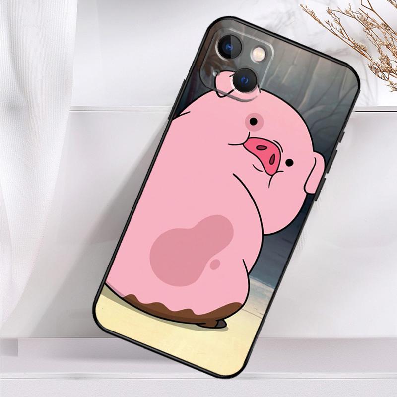 Cartoon Pig Shockproof Case For iPhone 17 16 Pro Max 11 14 15 Plus 12 13 Mini 16e 17 Air Phone Cover