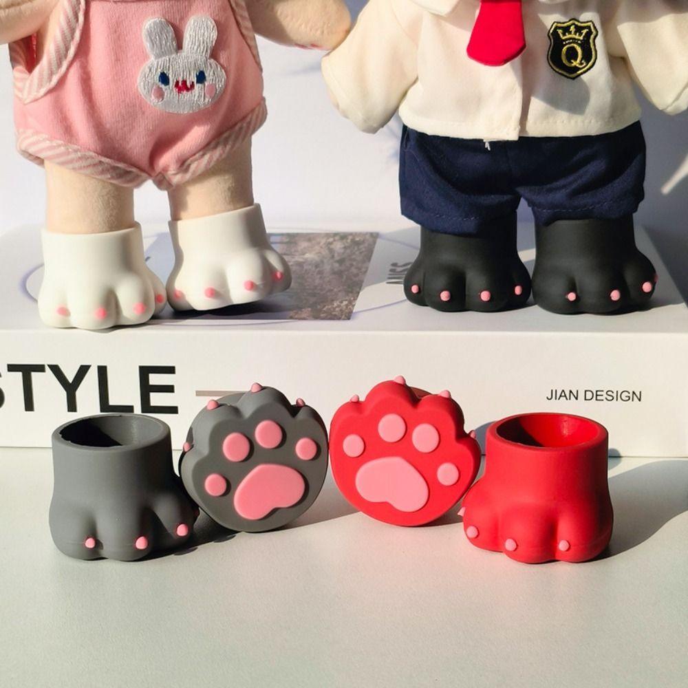 Cotton Doll's Shoes 20cm Board Shoes Cartoon Soft Rubber Shoes  Birthday Gifts