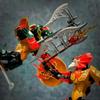 NEU 2in1 CHIMA Bausteine Chi Krokodil Phönix Stamm MOC Set Krieger Anime Actionfiguren Soldat Roboter Spielzeug Für Jungen Geschenk
