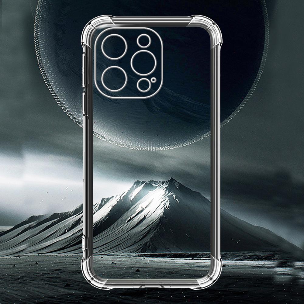 Sturzsichere Handyhülle für Apple iPhone 16 Pro Max Klare Schutzhülle iPhone16 Plus 16+ 16Pro 16ProMax 2024 6.9'' Rückseite