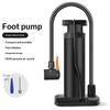 Nabaoduo 120Psi Foot Operated Air Pump Portable Mini Tire Inflator Alloy Body For Bike Scooter Motorcycle Balls Inflatable Toys