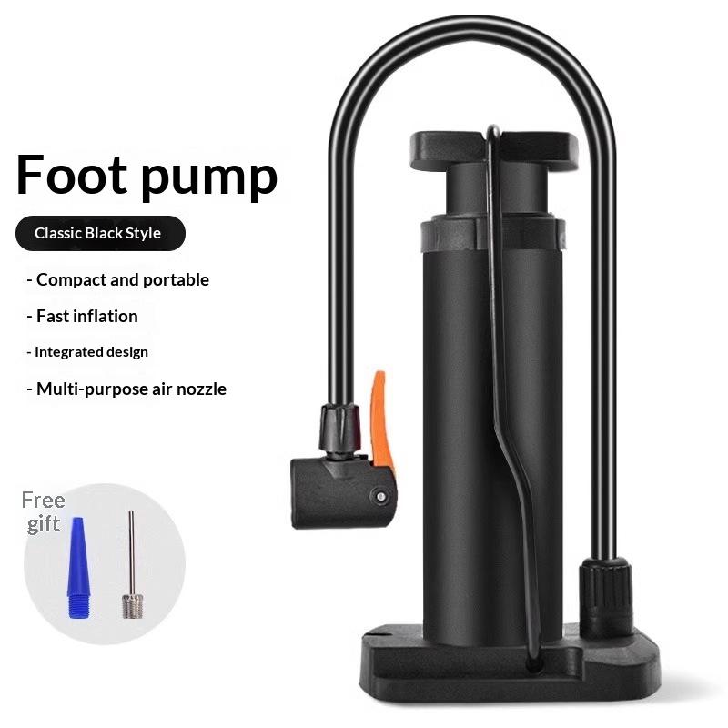 Nabaoduo 120Psi Foot Operated Air Pump Portable Mini Tire Inflator Alloy Body For Bike Scooter Motorcycle Balls Inflatable Toys