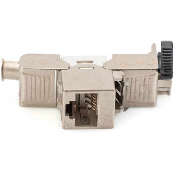 Digitus dn-93619-24 module rj45 encastrable keystone cat 5e, cat 6, cat 6a, cat 6a (câble brut cat 7) 24 pc(s)